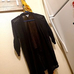 Cache Black Lace kimono